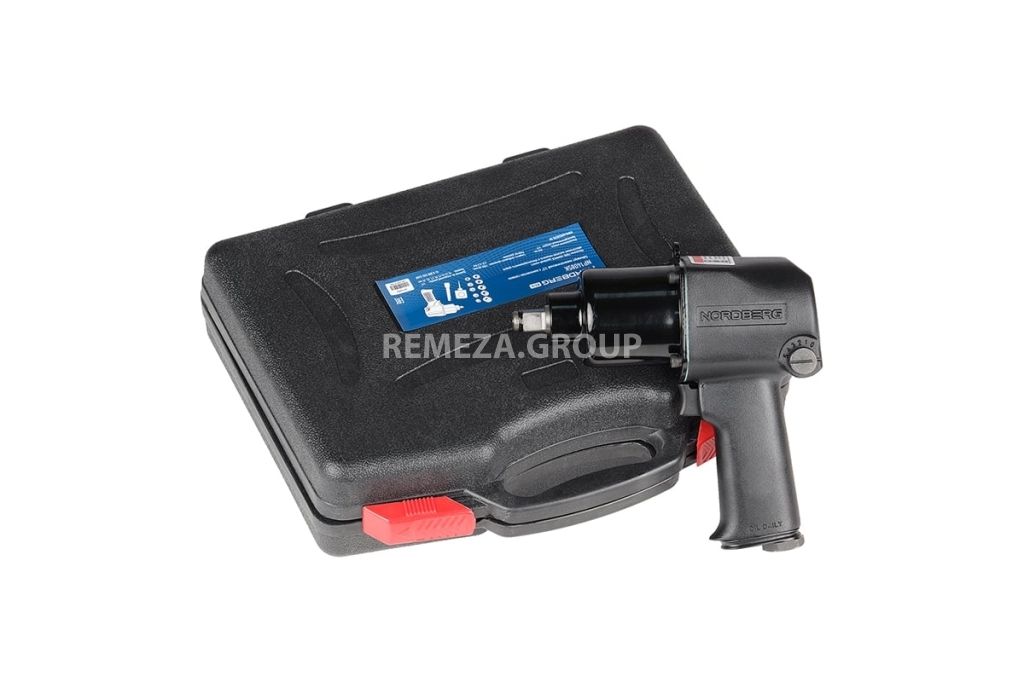 Пневмогайковерт ударный 1/2" в кейсе, 850 Нм NORDBERG ECO NP14085K