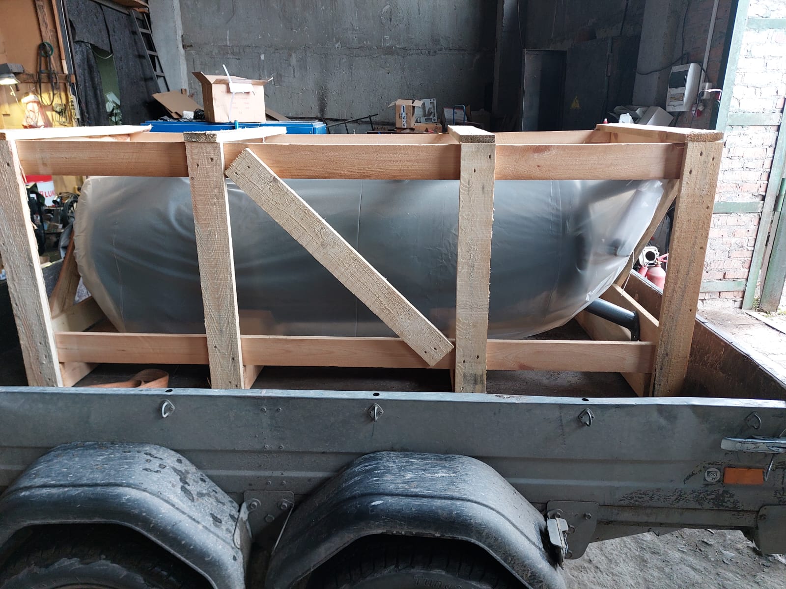 Отгрузка ресивера Remeza РВ 500.11.00 в г. Новосибирск Отгрузка ресивера Remeza РВ 500.11.00 в г. Новосибирск