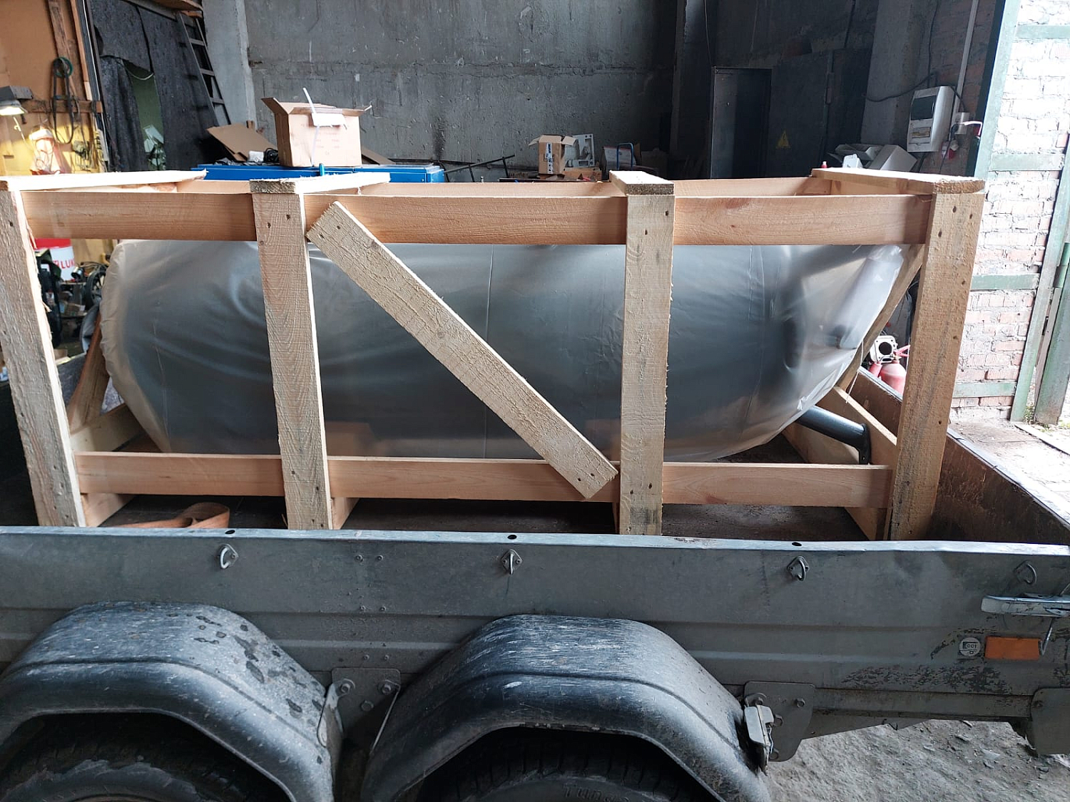 Отгрузка ресивера Remeza РВ 500.11.00 в г. Новосибирск Отгрузка ресивера Remeza РВ 500.11.00 в г. Новосибирск